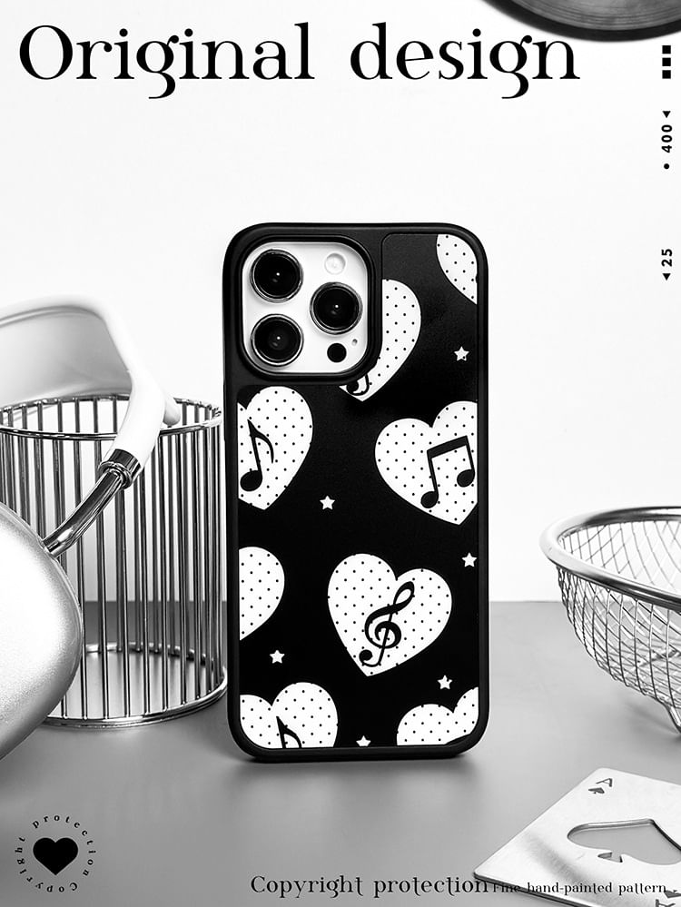 Music Heart / Magnetic (Compatible with MagSafe) Phone Case