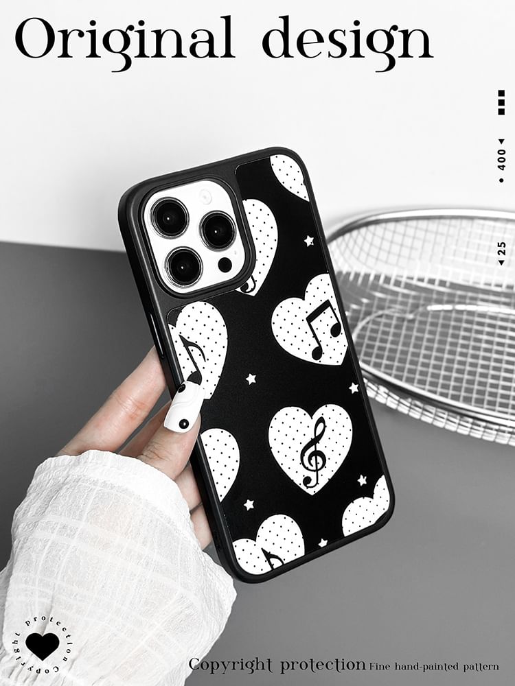 Music Heart / Magnetic (Compatible with MagSafe) Phone Case