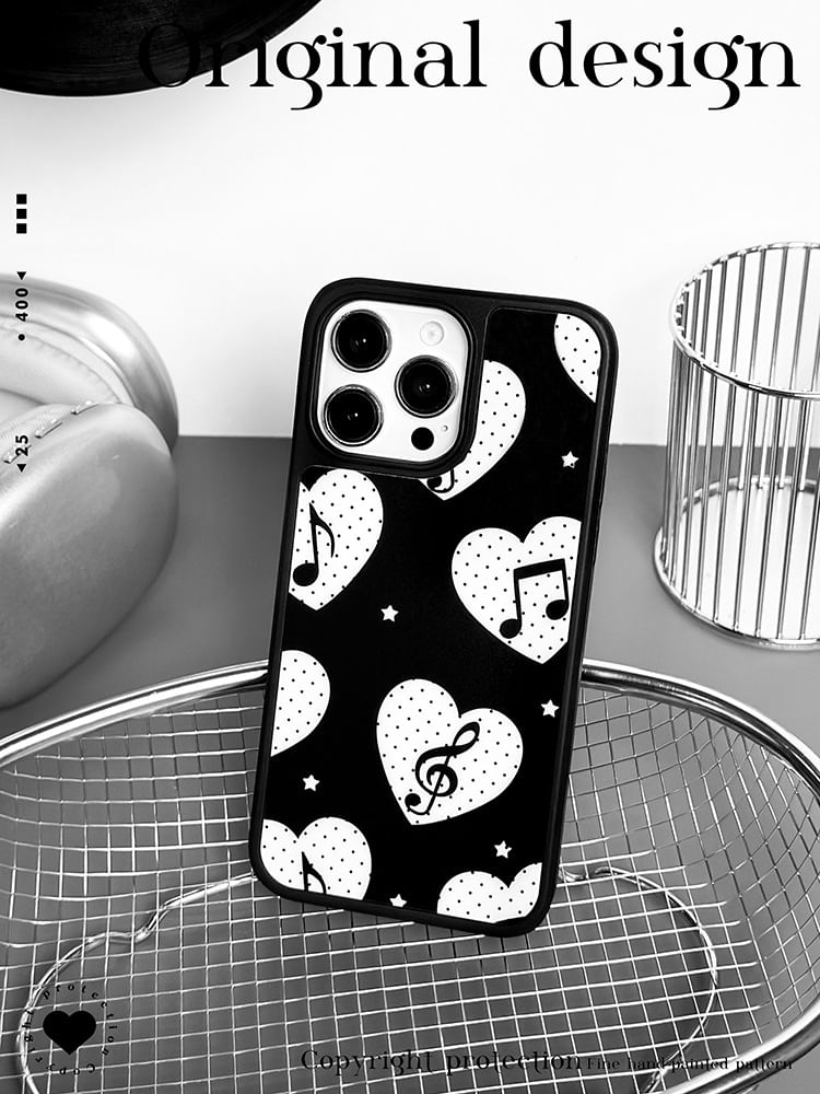 Music Heart / Magnetic (Compatible with MagSafe) Phone Case