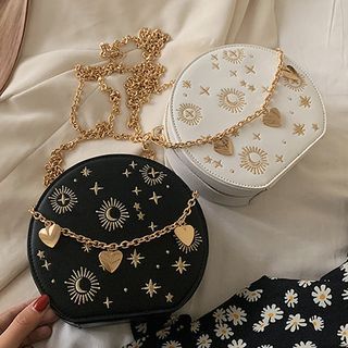 Bag Embroidered Crossbody Chain