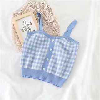 Top Cami Plaid