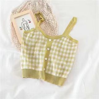 Top Cami Plaid