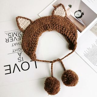 Fox Ear Knit Beanie