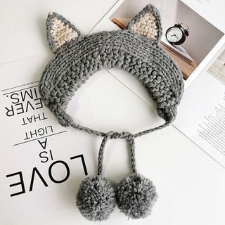 Fox Ear Knit Beanie