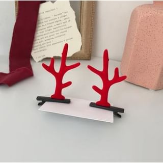 Christmas Flocking Hair Clip (Various Designs)