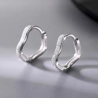 Matte Hoop Earring