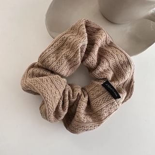 Knitted Fabric Scrunchie