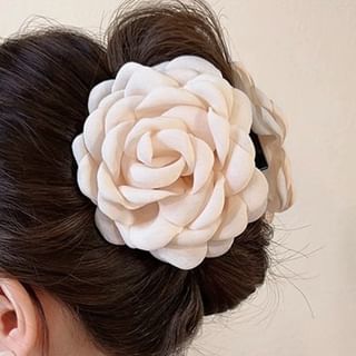 Floral Fabric Hair Claw