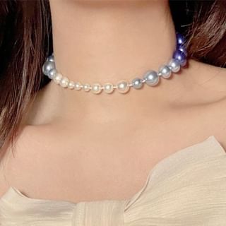 Faux Beaded Pearl Necklace