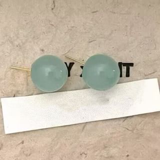 Acrylic Ball Stud Earring