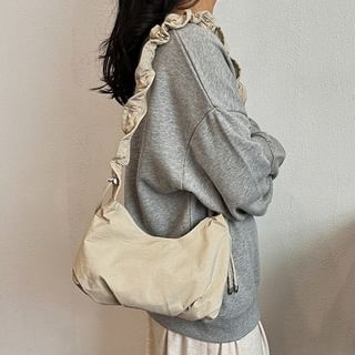 Strap Bag Crossbody Plain Ruched