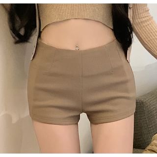 Rise Plain Mid Pants Hot