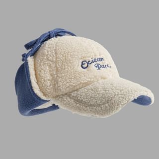Cap Lettering Embroidered Earflap Baseball
