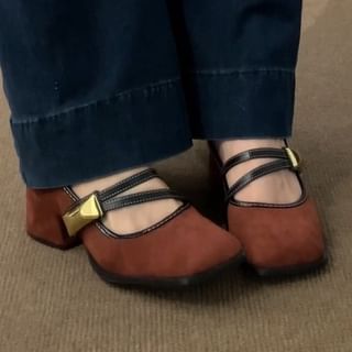 Mary Chunky Shoes Jane Heel