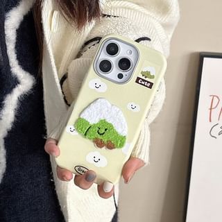 Case Mountain Embroidered Phone