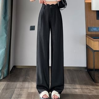 Wide Jeans High (Various Designs) Leg Rise