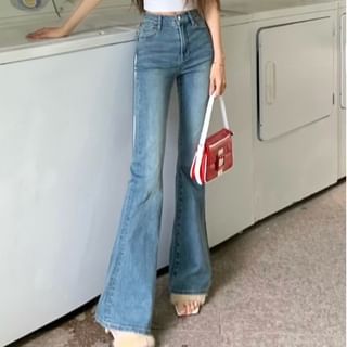 Jeans High Washed Waist Flared