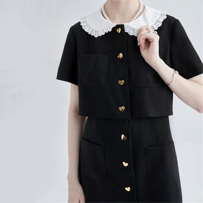 Kawaii Mini Black Dress