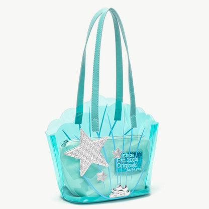 Blue Shell Transparent Bag