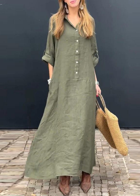 Fall Patchwork Natural Pan Dress Collar Peter Long Pink