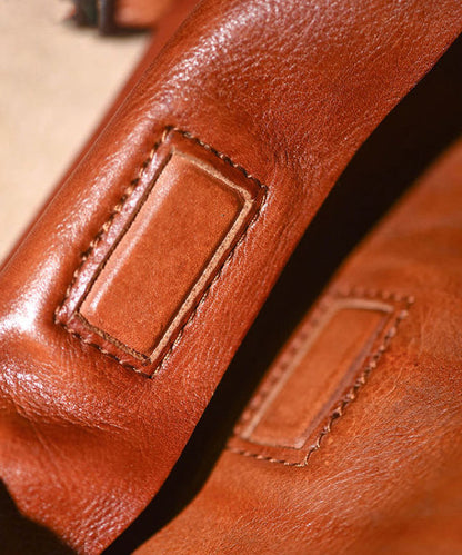 Large Bag New Leather Capacity Cross-body Retro