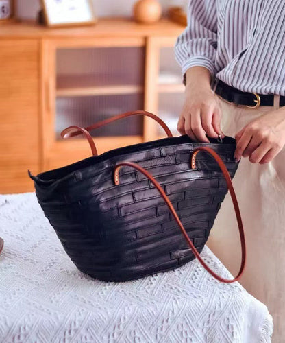 Large New Capacity Leather Shoulder Bags Retro