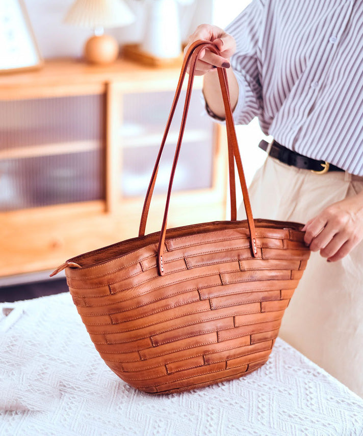 Large New Capacity Leather Shoulder Bags Retro