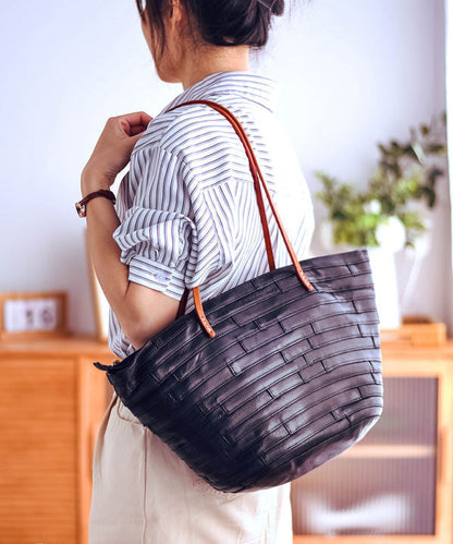 Large New Capacity Leather Shoulder Bags Retro