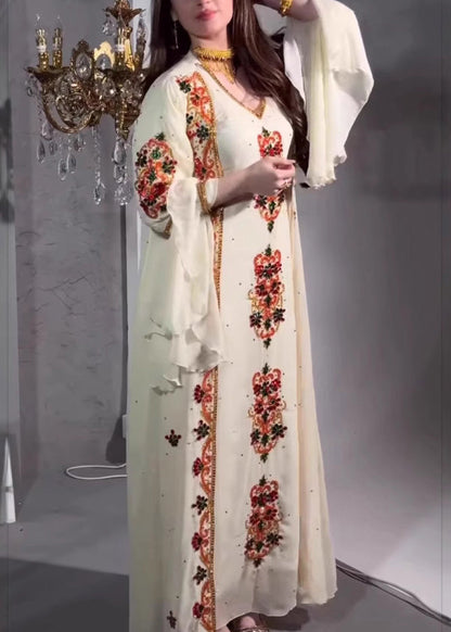 Robe Black Two Pieces Style New Summer Dress Set Embroidered