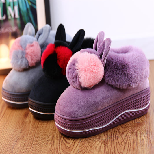 Cute Soft Bunny Warm Pastel Slippers ON891 Wonderland Case