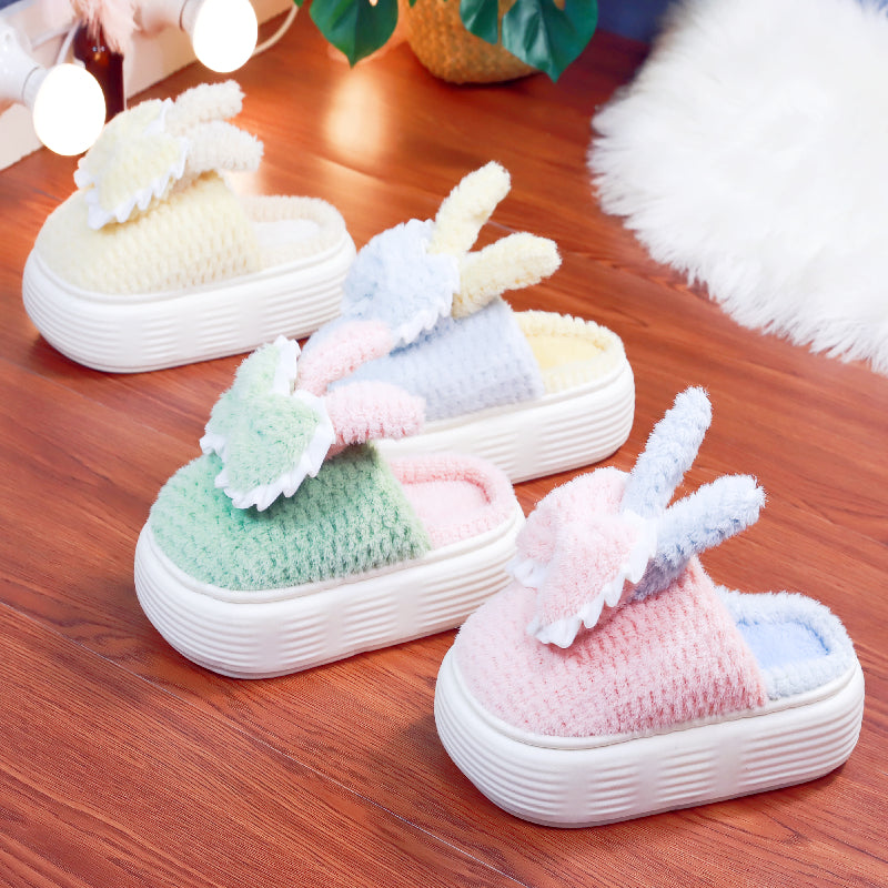 Pastel Bunny and Bows Cute Slippers ON894 Wonderland Case