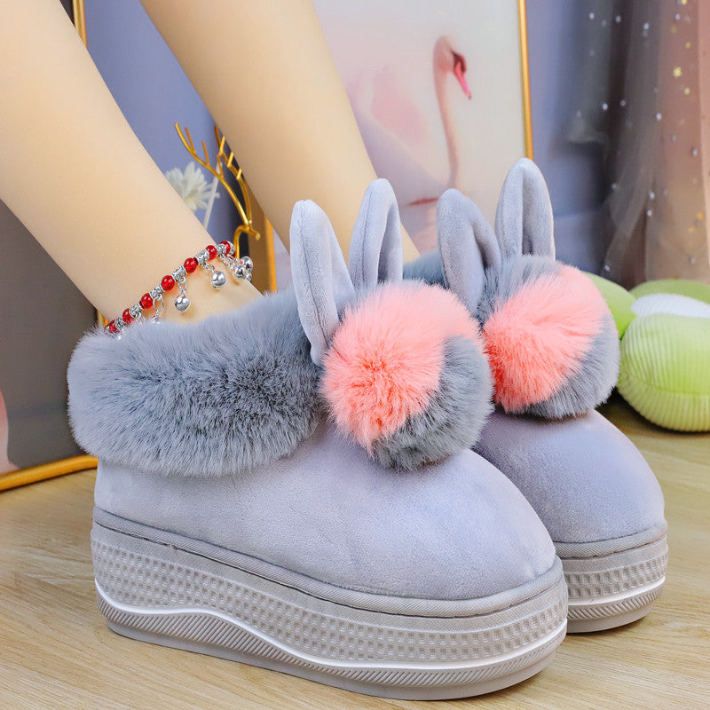 Cute Soft Bunny Warm Pastel Slippers ON891 Wonderland Case
