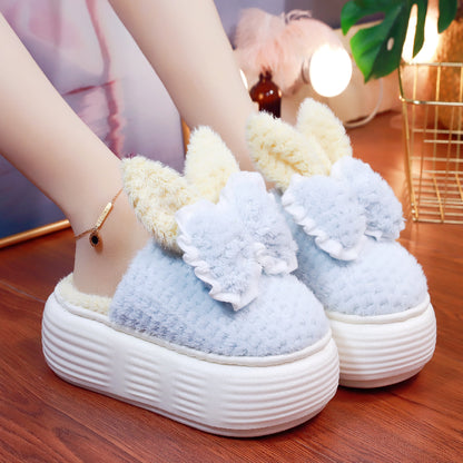 Pastel Bunny and Bows Cute Slippers ON894 Wonderland Case