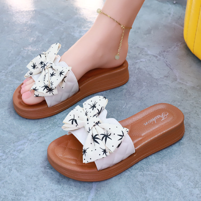 Summer Time Cute Bow Sandals SP19147 Wonderland Case