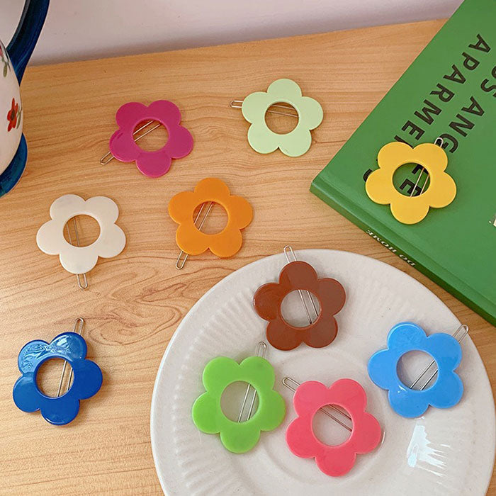 Cute Flower Hair Clips