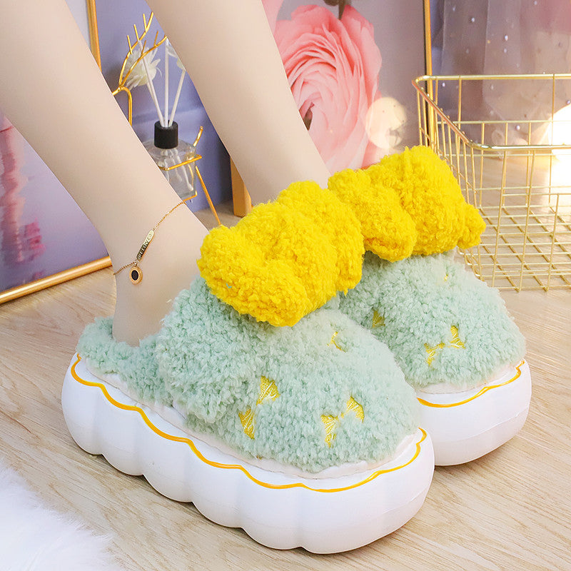 Fluffy Soft Girl Pastel Bows Slippers ON895 Wonderland Case