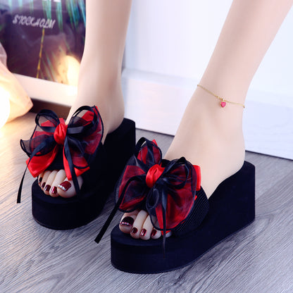 Cute Black Bow Sweet Chic Sandals ON880 Wonderland Case