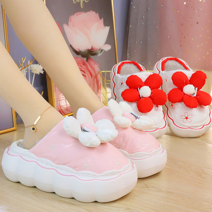 Cute Comfy Inside Flower Slippers Wonderland Case