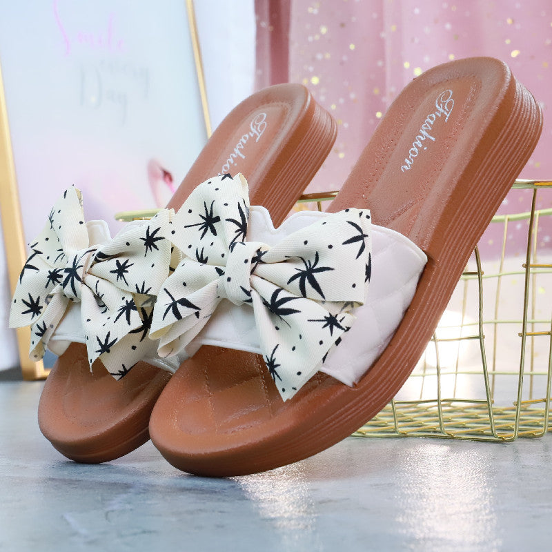 Summer Time Cute Bow Sandals SP19147 Wonderland Case