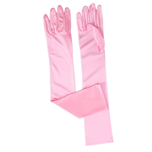 Colorful Satin Gloves