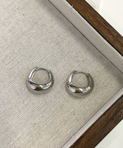 Earrings Overgild Copper Original Silk Hoop Design