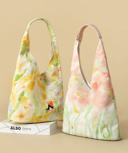 Pink Illustration Original Bag Shoulder Canvas Japanese