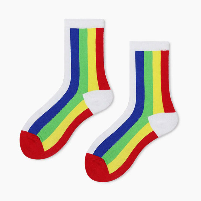 Rainbow Crush Socks