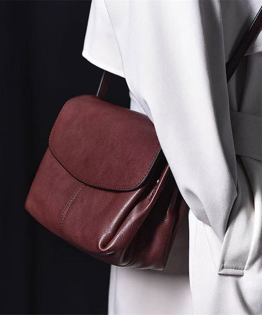 Fabric Retro Chocolate Bag CrossBody Leather Messenger