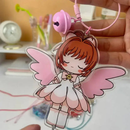 Sakura Wing Keychain Pendant