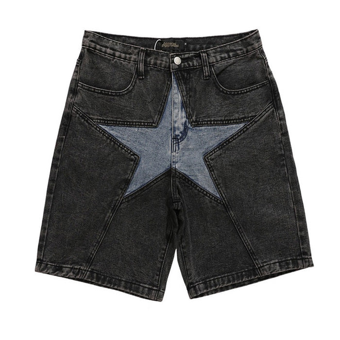 Star Denim Shorts