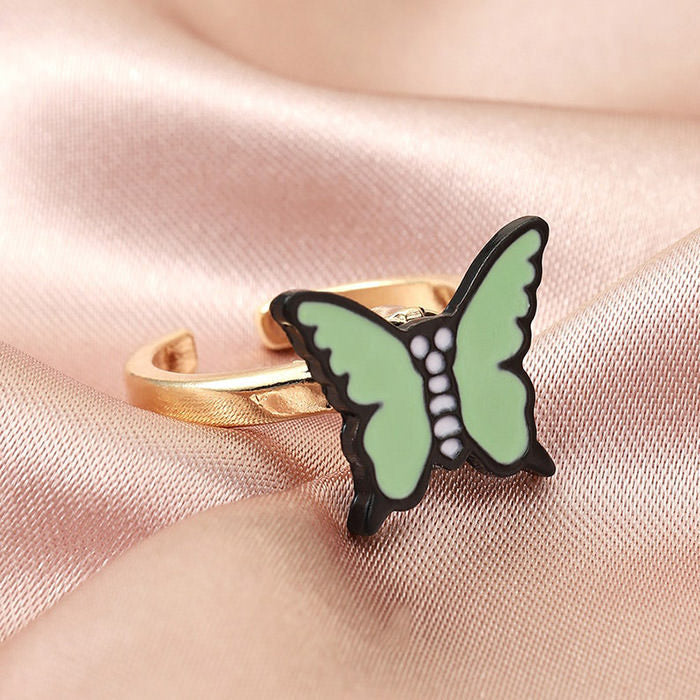 Cute Butterfly Opening Ring