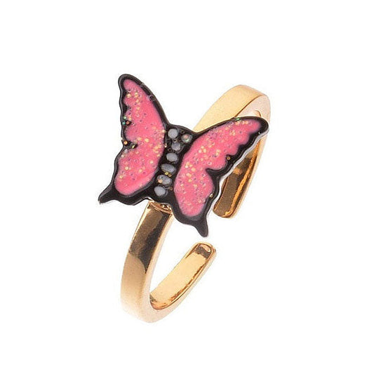 Cute Butterfly Opening Ring