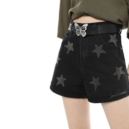 Star Rhinestone Shorts