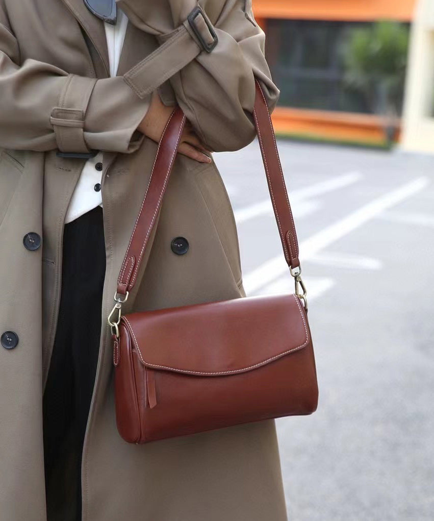 Shoulder Black Bag Durable Zipper Stylish Leather Solid